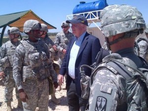 Senator McCain visits air defense troops in Turkey